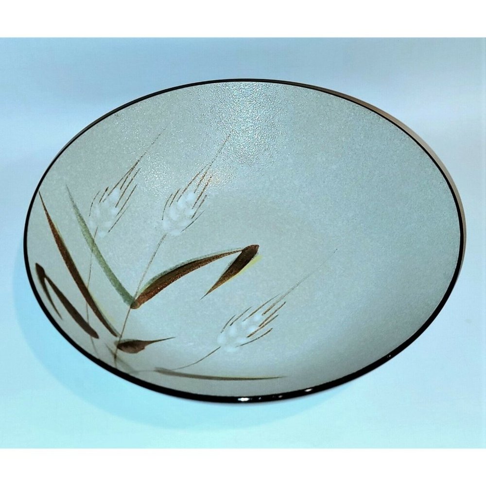 Vintage UCAGCO Stone Ware WILD RICE Japan 9.25" Vegetable Bowl